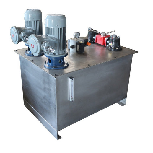 lubrication station hydraulic system