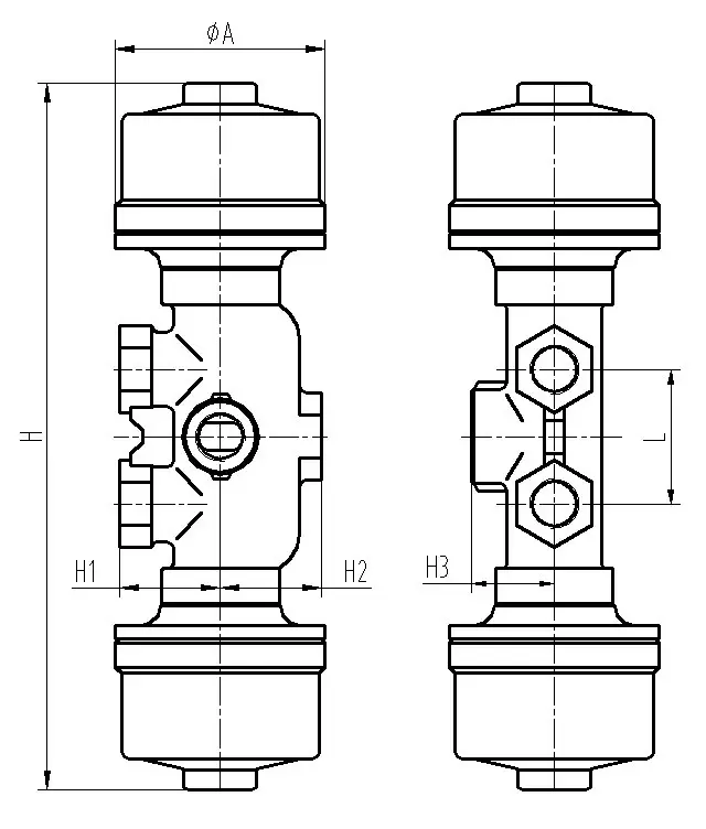 Four-way Slide Valve